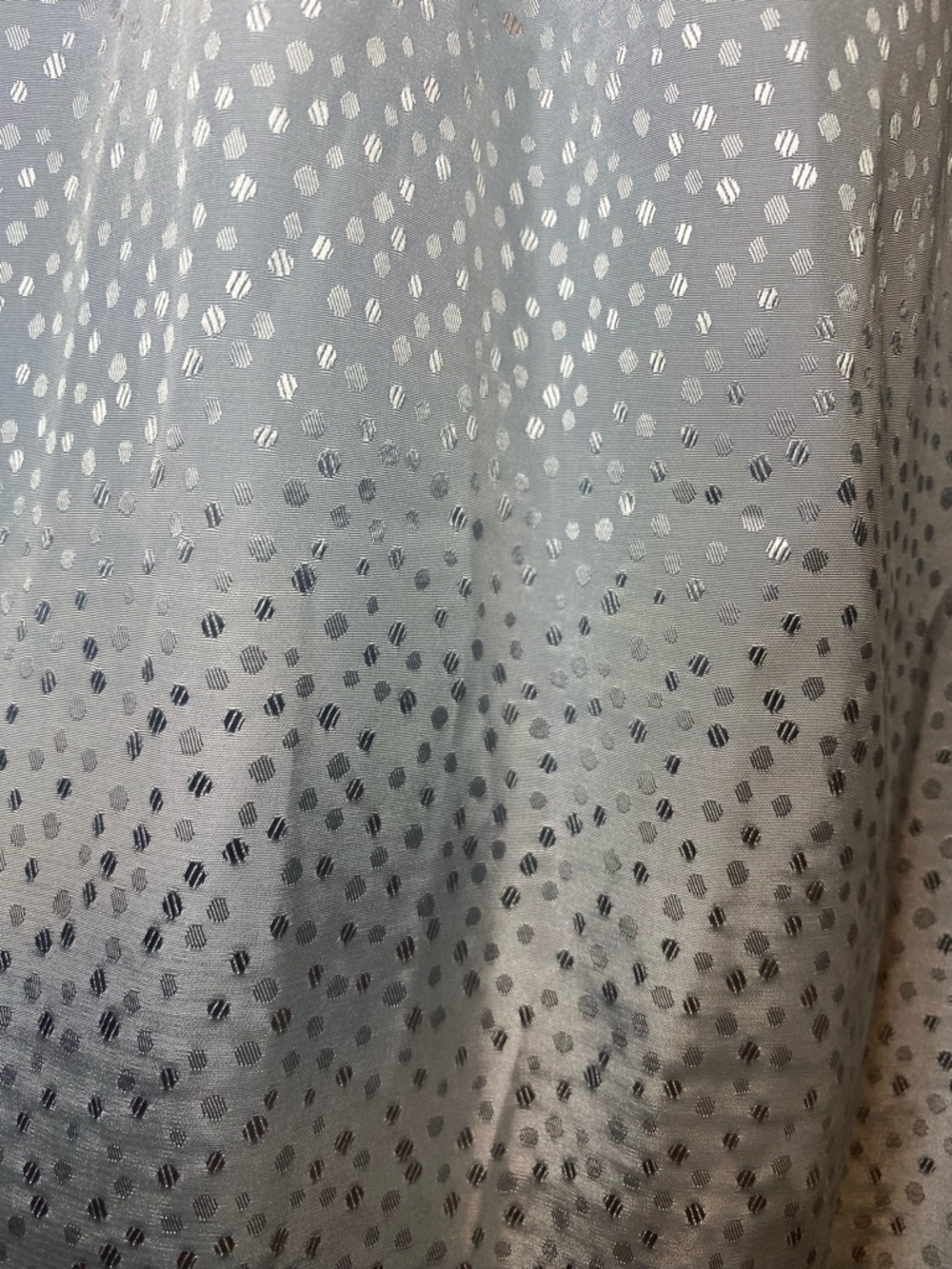 Christian Dior Lingerie Polka Dot Lace Slip Gown Sz Small Polyester Vintage 70s - Picture 10 of 13